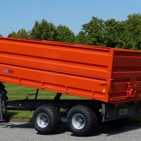 MI Tip Hobby Farmer 10 ton tippvagn med påbyggnad