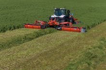 KUHN GMD 9530 RV trippelskivehøster med snegle
