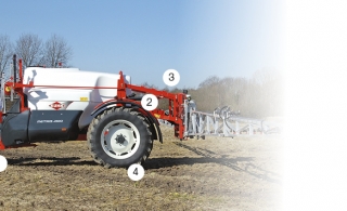KUHN Metris trailersprøjte