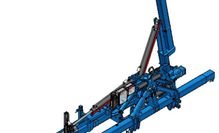 Carré Row Sprayer rammeopbygning med integreret SGI rammestyring Carré Row Sprayer rammeopbygning med integreret SGI rammestyring