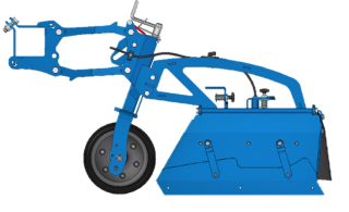 Carré Row Sprayer element med parallelogramophængt bundplade Carré Row Sprayer element med parallelogramophængt bundplade