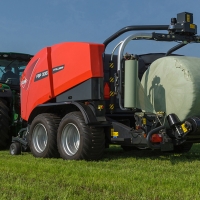 KUHN FBP 3135 rundballepresser med integreret indpakker