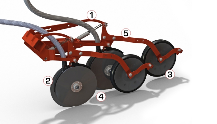 KUHN Seedflex såskærsarrangement
