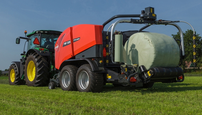 KUHN FBP 3135 rundballepresser med integreret indpakker
