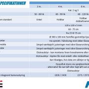 Carré Row Sprayer specifikationer